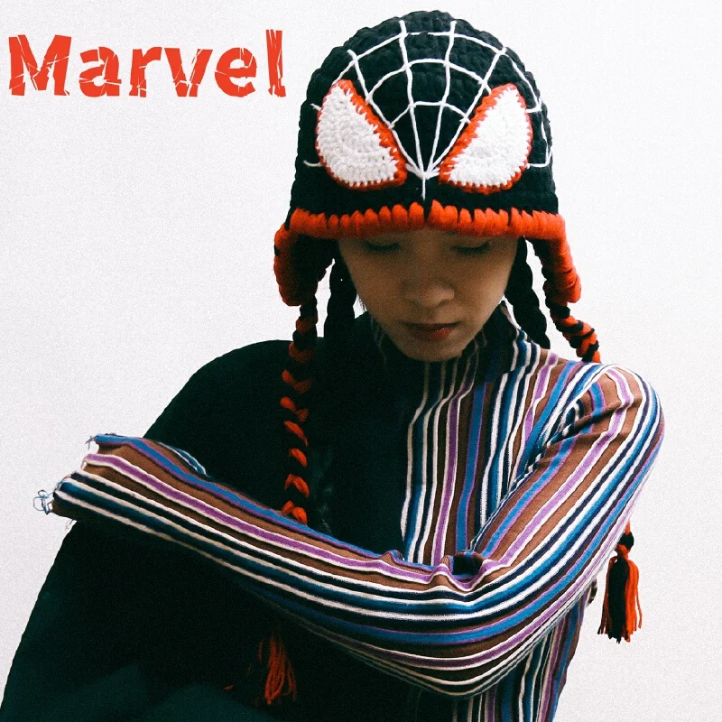 Marvel Spiderman Peripheral Movies Creative Cute Knitted Winter Outdoor Warm Ear Hats for Men and Women Holiday Gifts Wholesale
Marvel Spiderman Peripheral Movies Creative Cute Knitted Winter Outdoor Warm Ear Hats for Men and Women Holiday Gifts Wholesale