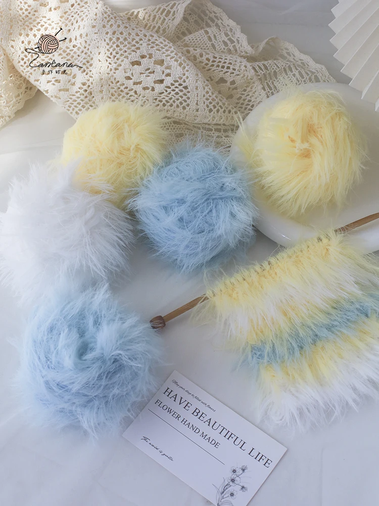 6-прядная меховая шапка для собаки с длинными волосами, пряжа для вязания крючком «сделай сам», Tang Jianci Zhao bo, шерстяная шапка для ручного вязания, аксессуары для одежды
6-прядная меховая шапка для собаки с длинными волосами, пряжа для вязания крючком «сделай сам», Tang Jianci Zhao bo, шерстяная шапка для ручного вязания, аксессуары для одежды