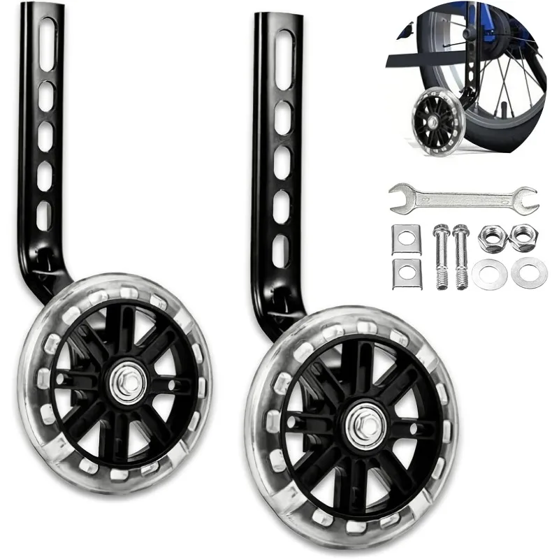 Kids Bike Training Wheels Thickened Flashing Stabilizer Universal Fit for 12-20 Inch Bicycles Easy Install Safety Side Wheels
Kids Bike Training Wheels Thickened Flashing Stabilizer Universal Fit for 12-20 Inch Bicycles Easy Install Safety Side Wheels