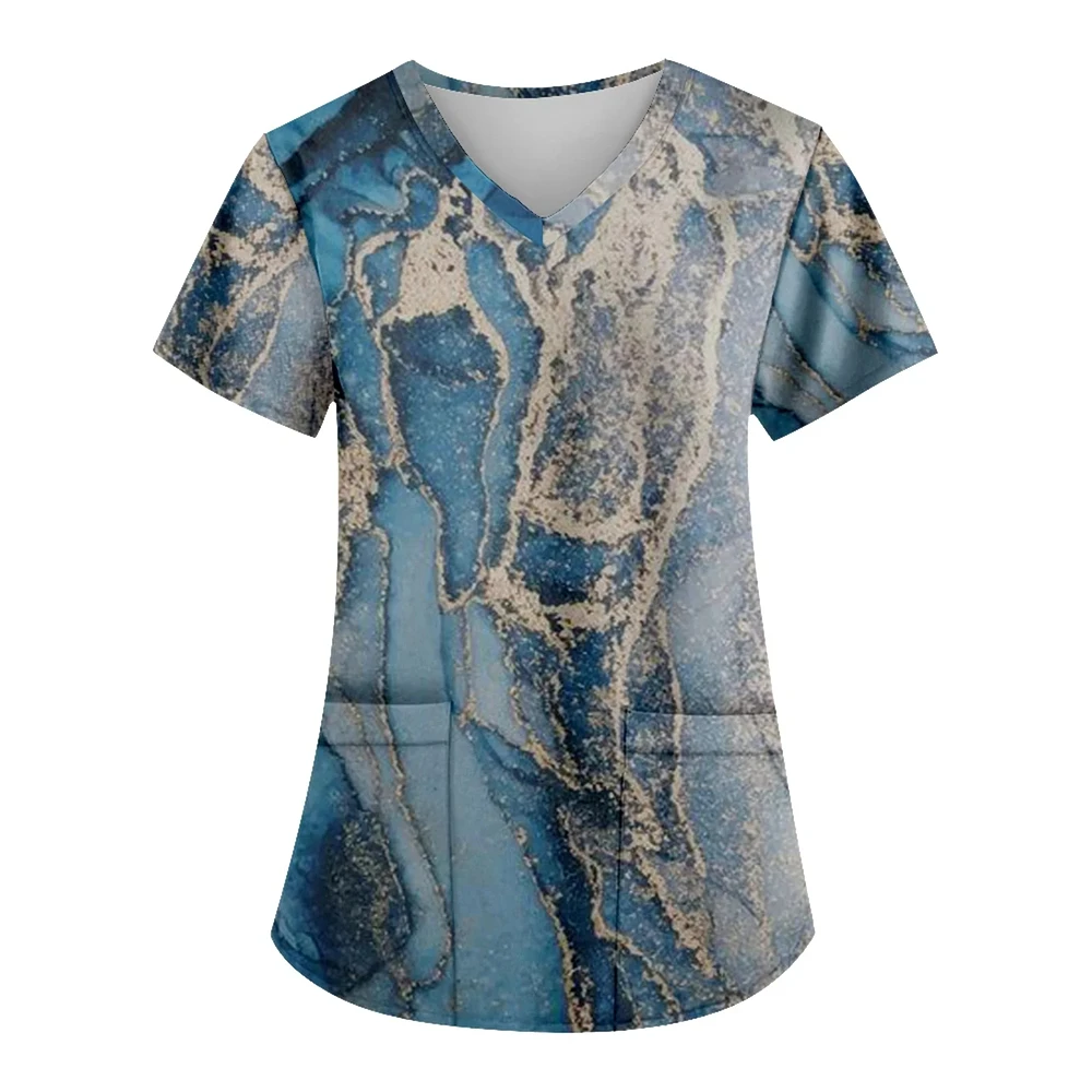 Medical Women's Uniform Vibrant Tie-Dye Prints Tops Medical Scrubs Women Equipment Short Sleeves Tees Surgical Uniforms Woman
Medical Women's Uniform Vibrant Tie-Dye Prints Tops Medical Scrubs Women Equipment Short Sleeves Tees Surgical Uniforms Woman