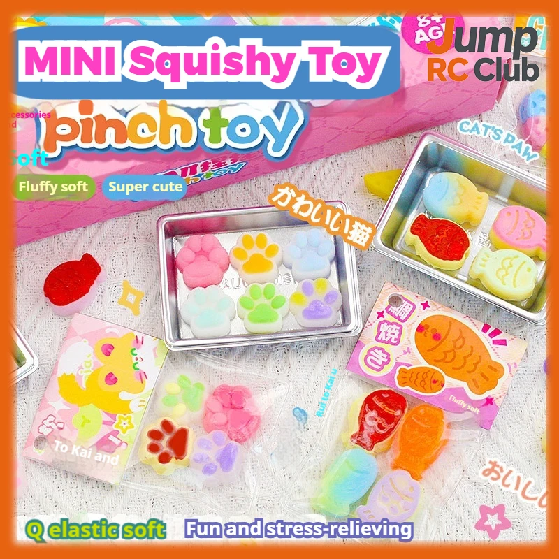 Набор для творчества Toy Mister Mini Squishy DIY: Сквиши в форме кошачьей лапки и тайяки с сыром, ручной работы, для снятия стресса, подарок для детей, креативный набор для декомпрессии
Набор для творчества Toy Mister Mini Squishy DIY: Сквиши в форме кошачьей лапки и тайяки с сыром, ручной работы, для снятия стресса, подарок для детей, креативный набор для декомпрессии