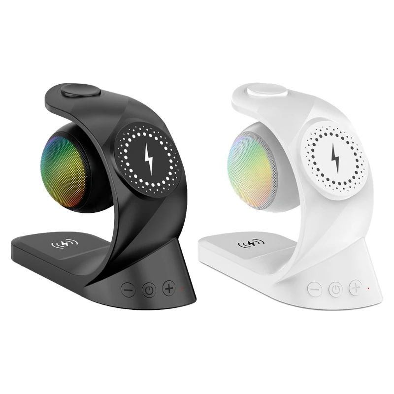 Portable Wireless Speaker with Clear Sound LED Light Effect Charging Station
Portable Wireless Speaker with Clear Sound LED Light Effect Charging Station
