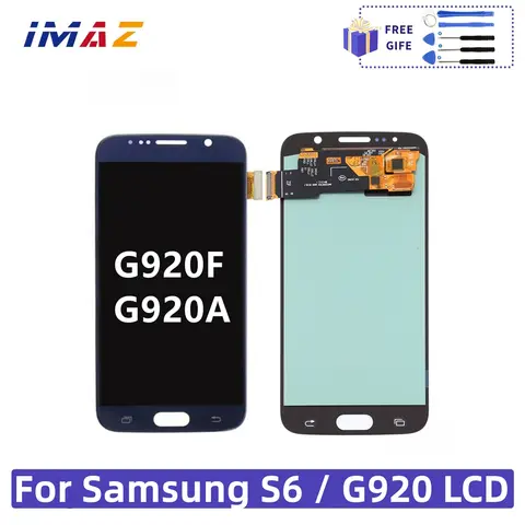High Quality Amoled LCD Display for Samsung Galaxy S6 G920 G920F LCD Screen Touch Digitizer Assembly For Galaxy S6 LCD Display