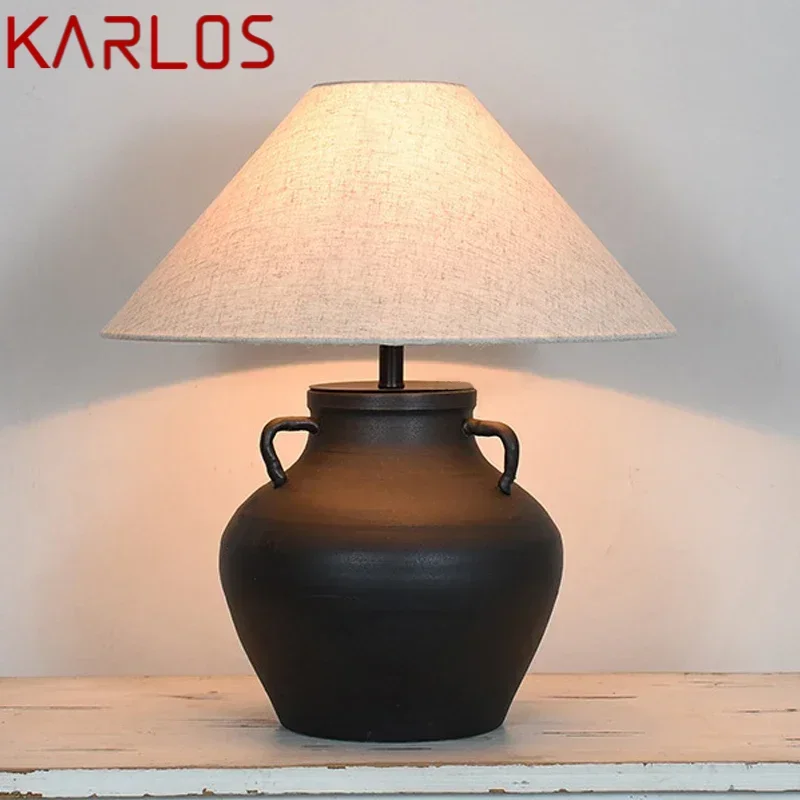 KARLOS Contemporary CeramicTable Lamp Creativity Living Room Bedroom Study Hotel Homestay engineering Desk Light
KARLOS Contemporary CeramicTable Lamp Creativity Living Room Bedroom Study Hotel Homestay engineering Desk Light