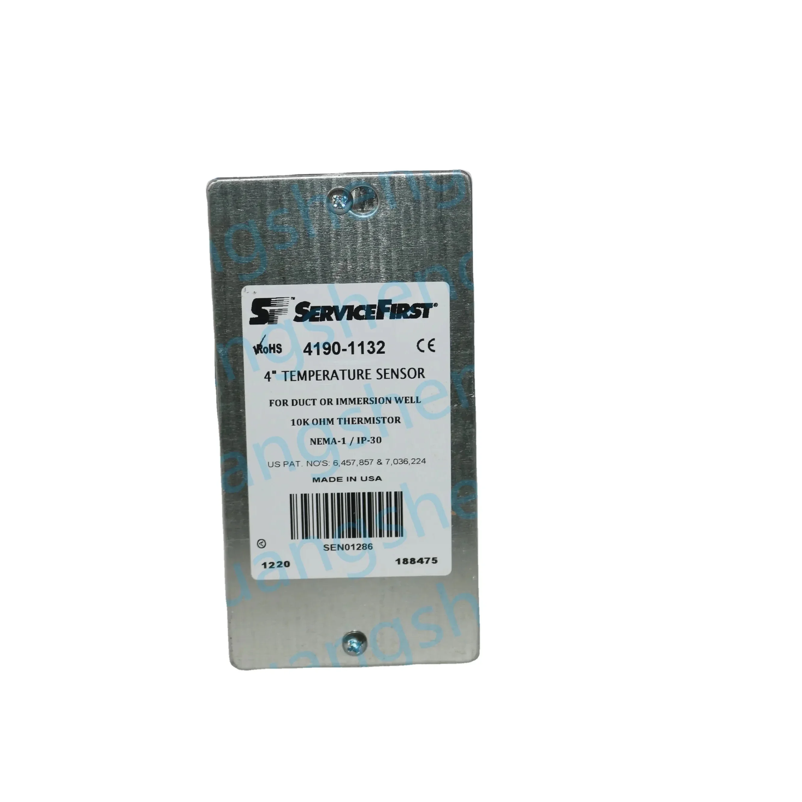 Trane SEN01286 THERM DUCT Temperature Sensor 4190-1132
Trane SEN01286 THERM DUCT Temperature Sensor 4190-1132