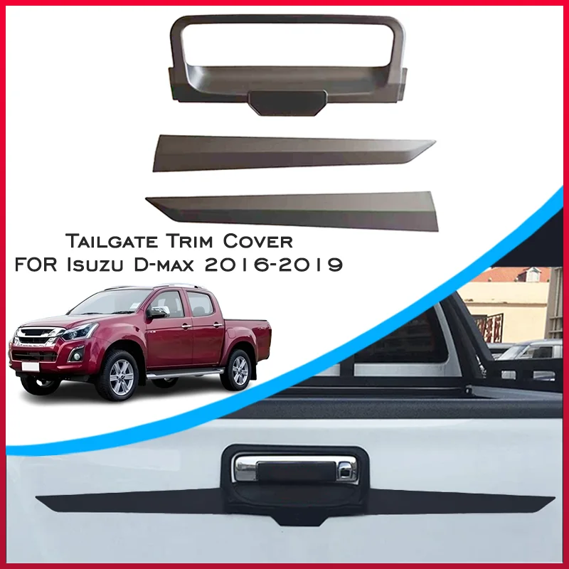 Abs Black Rear Tailgate Molding Trim for Isuzu D-Max 2016-2019 Pickup Rear Tailgate Decoration Exterior Accessories
Abs Black Rear Tailgate Molding Trim for Isuzu D-Max 2016-2019 Pickup Rear Tailgate Decoration Exterior Accessories