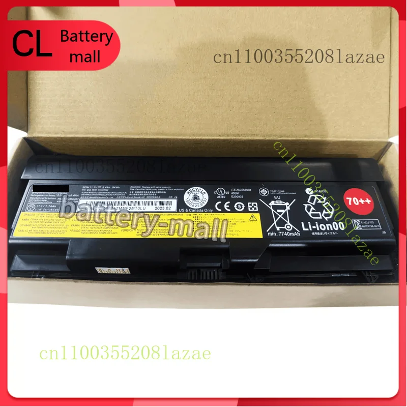 Новый оригинальный аккумулятор 70 + 45N1006 45N1007 для ThinkPad T420 T420i T430 T430i T510
Новый оригинальный аккумулятор 70 + 45N1006 45N1007 для ThinkPad T420 T420i T430 T430i T510