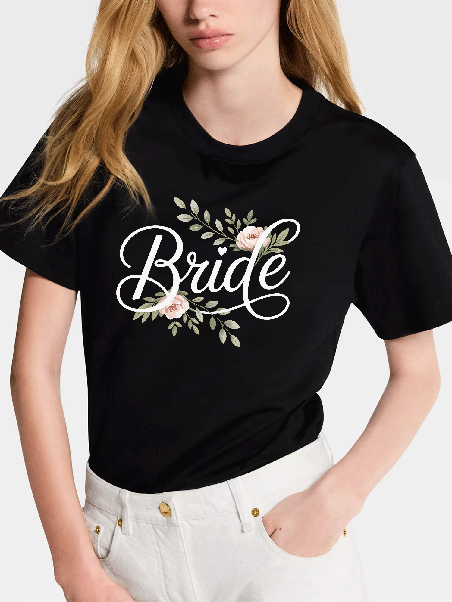 Bride To Be T-Shirt Bachelorette Party Matching Shirts for Bride Bridal Shower Outfit Engagement Gift for Future Mrs Women's Tee
Bride To Be T-Shirt Bachelorette Party Matching Shirts for Bride Bridal Shower Outfit Engagement Gift for Future Mrs Women's Tee