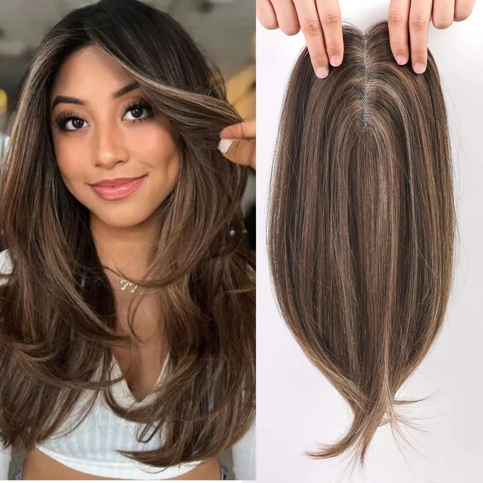 Clip-in 100% Human Hair Topper | Reusable Hairpiece | Long Lasting Quality | Bulk Buy Discount Fast Shipping
Clip-in 100% Human Hair Topper | Reusable Hairpiece | Long Lasting Quality | Bulk Buy Discount Fast Shipping