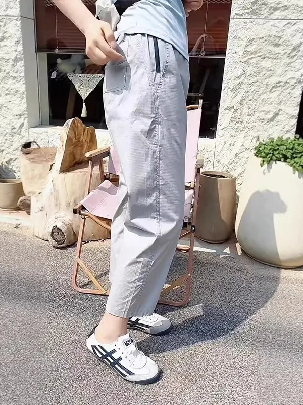 plus Size Ice Silk Quick Dry Casual Pants Women's Summer Loose Elastic High Waist Slimming Lightweight Nine Point Harlan Pants
plus Size Ice Silk Quick Dry Casual Pants Women's Summer Loose Elastic High Waist Slimming Lightweight Nine Point Harlan Pants