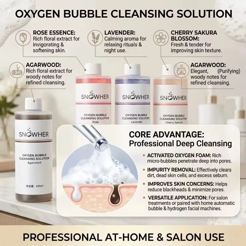 400ml Magic Oxygen Bubble Machine Special Liquid For Deep Cleaning Mite Removing Moisturizing Oil Control Agilawood PlantExtrac
400ml Magic Oxygen Bubble Machine Special Liquid For Deep Cleaning Mite Removing Moisturizing Oil Control Agilawood PlantExtrac