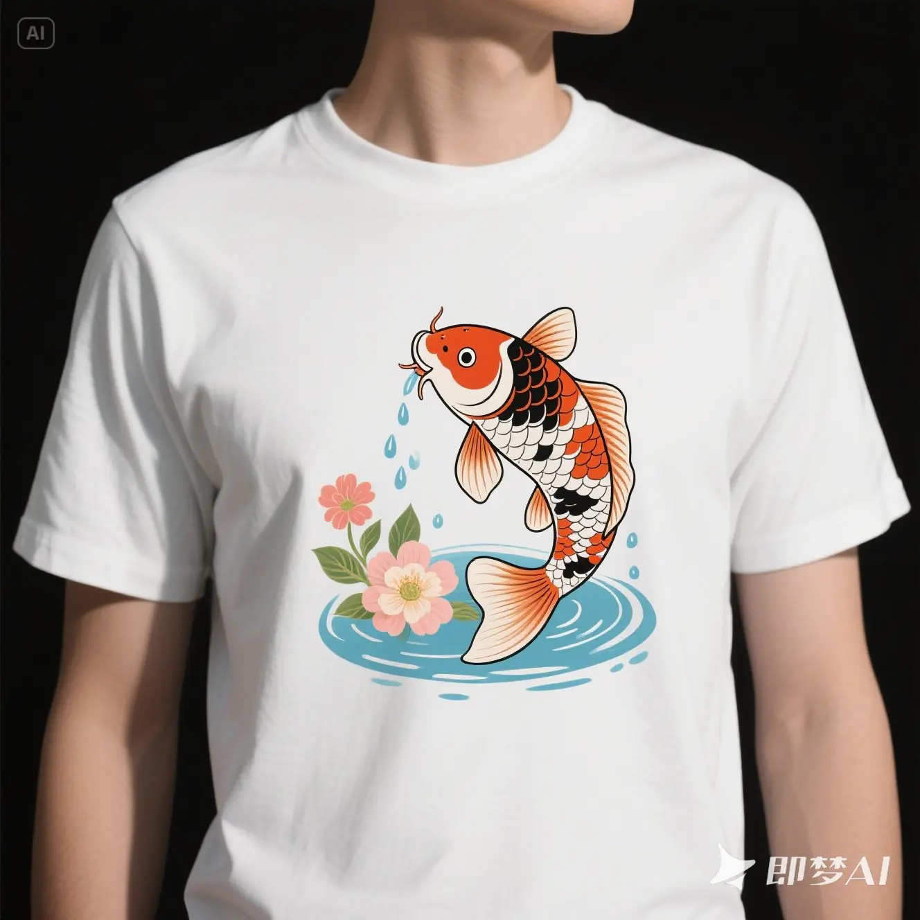 Koi Fish with Flowers and Water Symbolize- Fish Get Water T-Shirt 100% Cotton O-Neck Short Sleeve Summer Casual Mens T-shirt
Koi Fish with Flowers and Water Symbolize- Fish Get Water T-Shirt 100% Cotton O-Neck Short Sleeve Summer Casual Mens T-shirt