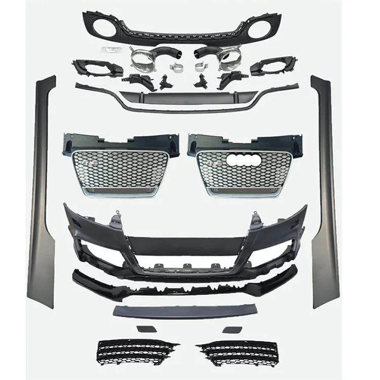 TT TTRS Body Kit with Grille Bumper Rear Diffuser Side Skirt for Audi 2008-2014
TT TTRS Body Kit with Grille Bumper Rear Diffuser Side Skirt for Audi 2008-2014
