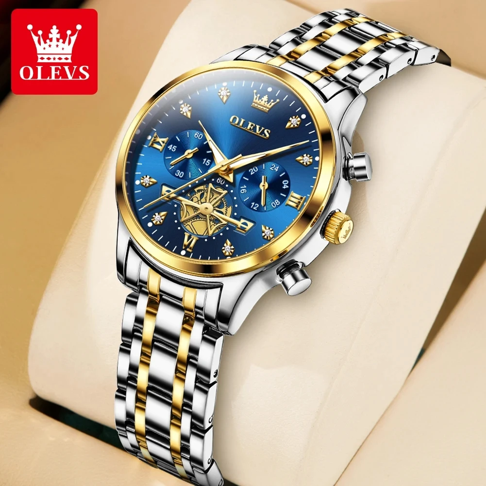 Женские роскошные кварцевые часы OLEVS 2897 из нержавеющей стали, водонепроницаемые, с люминесцентным покрытием, хронограф, классическая римская шкала, оригинальные женские часы
Женские роскошные кварцевые часы OLEVS 2897 из нержавеющей стали, водонепроницаемые, с люминесцентным покрытием, хронограф, классическая римская шкала, оригинальные женские часы