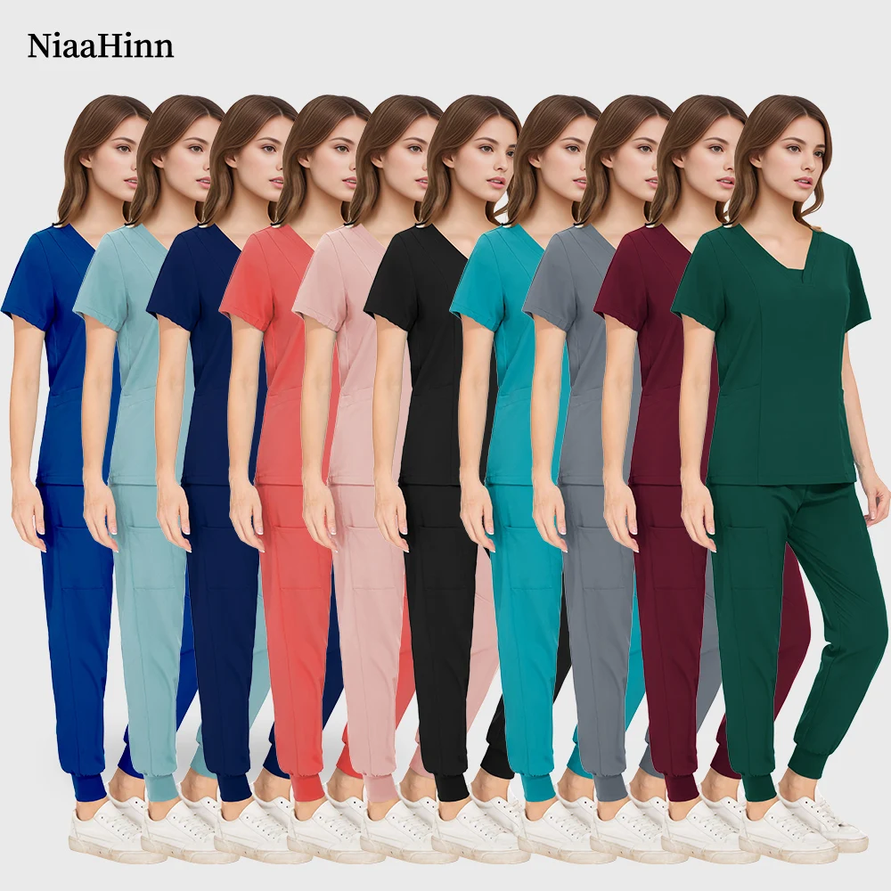 Niaahinn Clinical Uniform Women Pharmacy Workwear Hospital Nurse Uniform Doctor Oral Dental Surgery Uniforms Medical Scrubs Sets
Niaahinn Clinical Uniform Women Pharmacy Workwear Hospital Nurse Uniform Doctor Oral Dental Surgery Uniforms Medical Scrubs Sets