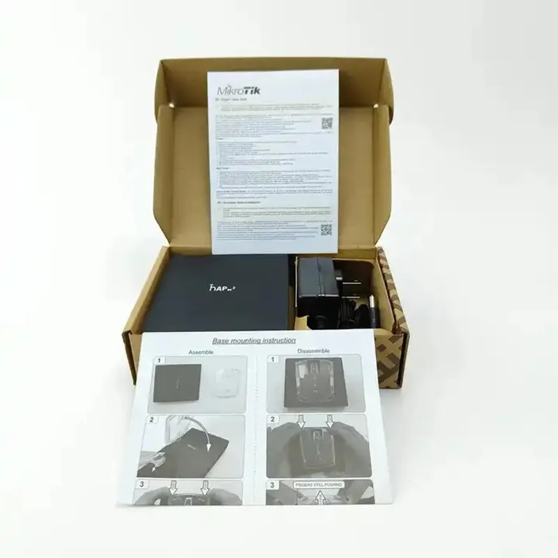NEW Original MikroTik HAP WiFi 6 Router Access Point C52iG-5HaxD2HaxD-TC in Stock
NEW Original MikroTik HAP WiFi 6 Router Access Point C52iG-5HaxD2HaxD-TC in Stock