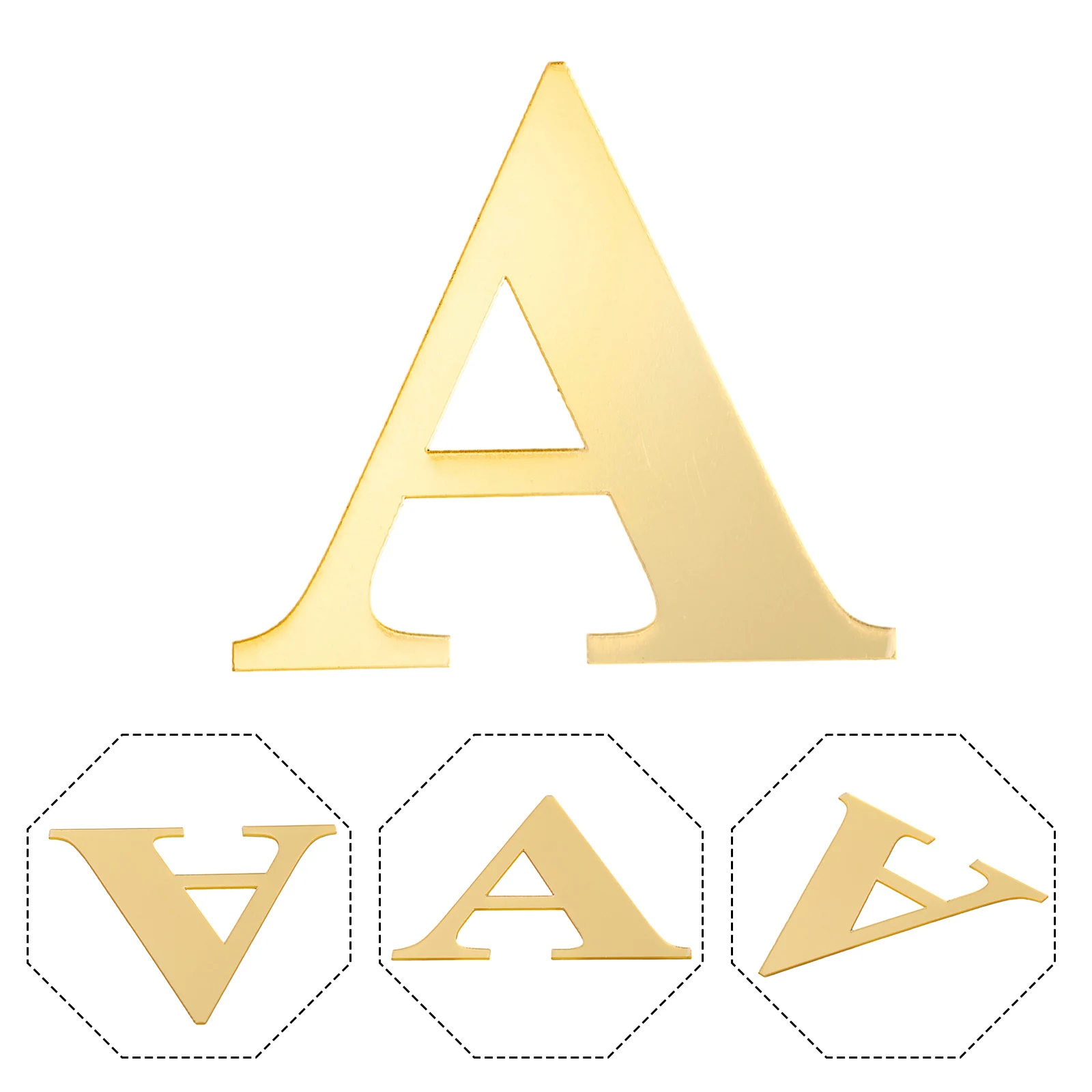 Gold Acrylic Mirror Wall Stickers, DIY Party Decor, 26 Alphabet English Letters, Bedroom Holiday Party Decoration
Gold Acrylic Mirror Wall Stickers, DIY Party Decor, 26 Alphabet English Letters, Bedroom Holiday Party Decoration