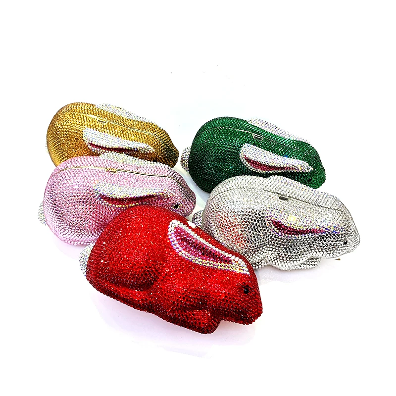 Luxury Women evening Crystal bag bunny Rhinestone Clutch Easter day rabbit purse
Luxury Women evening Crystal bag bunny Rhinestone Clutch Easter day rabbit purse