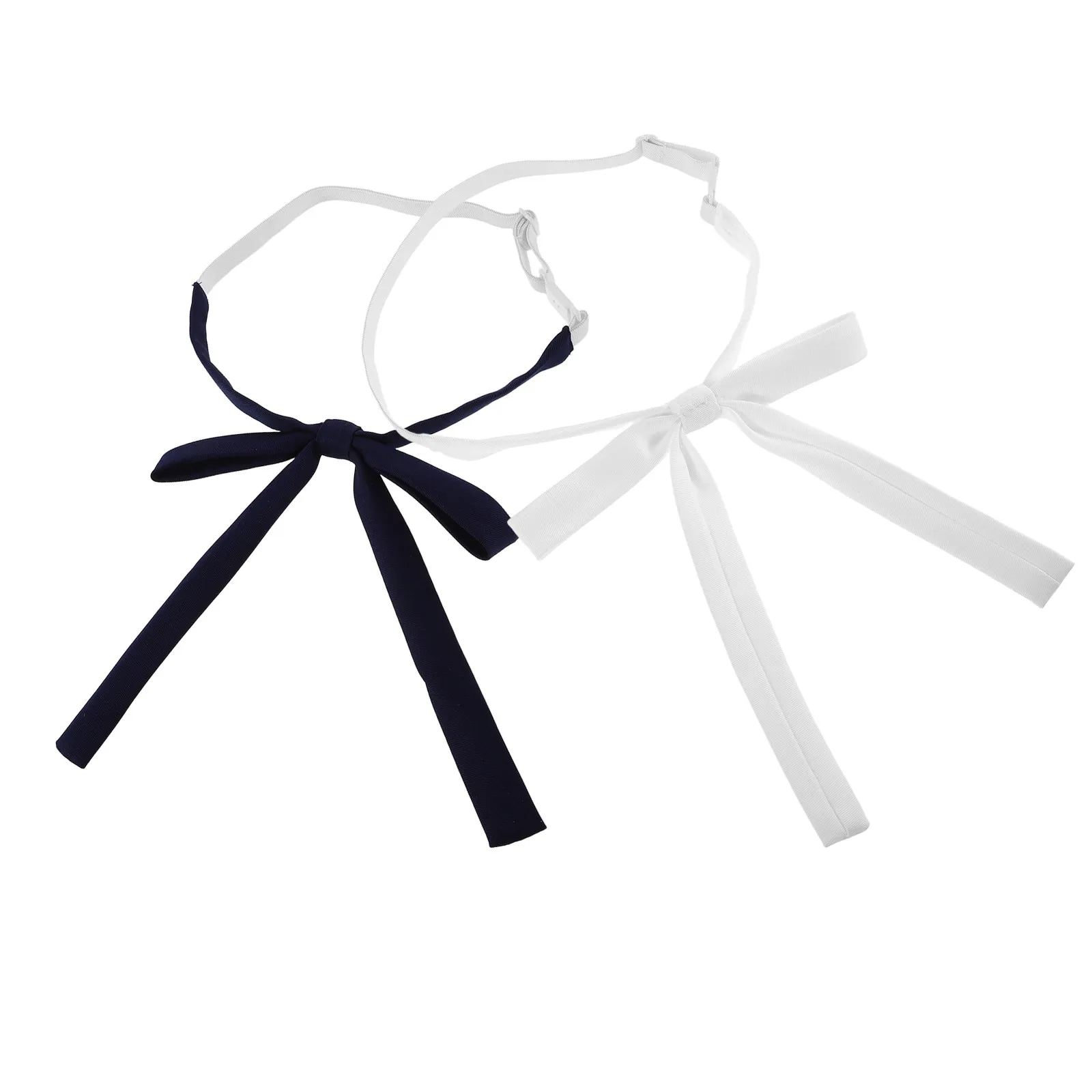 2Pcs Adjustable Narrow Long Bow Tie Japanese Inspired Uniform Ribbon Bowknot for Women Girls School Casual Women Bow Tie
2Pcs Adjustable Narrow Long Bow Tie Japanese Inspired Uniform Ribbon Bowknot for Women Girls School Casual Women Bow Tie