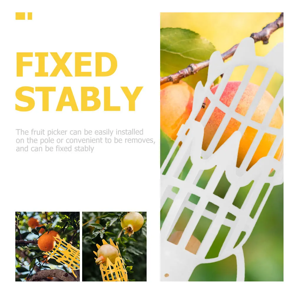 2pcs Fruit Picker Basket Premium Pp Durable Detachable For Apple Pear Orange Harvesting Garden Tool Farm Supplies
2pcs Fruit Picker Basket Premium Pp Durable Detachable For Apple Pear Orange Harvesting Garden Tool Farm Supplies
