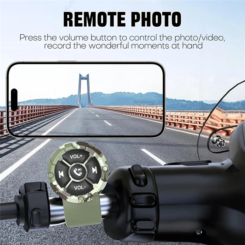 AA60-Bluetooth Media Button Remote,5 Keys Wireless Music Controller For Car Motorcycle Steering Wheel Media Controller
AA60-Bluetooth Media Button Remote,5 Keys Wireless Music Controller For Car Motorcycle Steering Wheel Media Controller