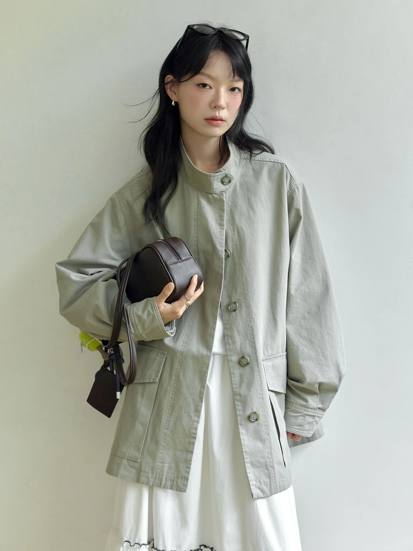 Рабочая одежда цвета хакиен в стиле ретро Sle Mountain Design Sensation Long Sve, женская осенняя повседневная куртка средней длины с застежкой-молнией...
Рабочая одежда цвета хакиен в стиле ретро Sle Mountain Design Sensation Long Sve, женская осенняя повседневная куртка средней длины с застежкой-молнией...