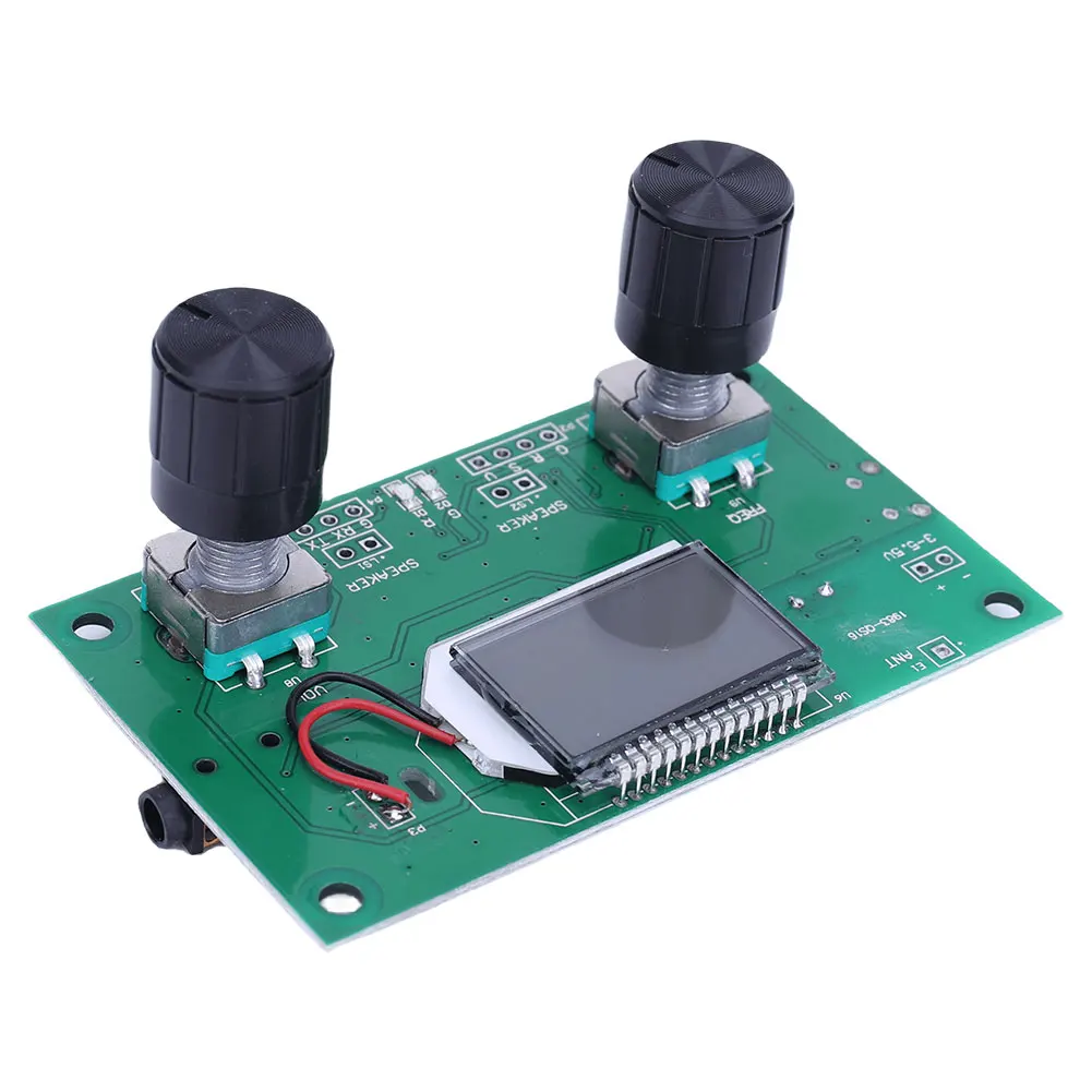 Frequency Modulation Stereo Receiving Module with LCD Display Frequency Modulation Stereo Circuit Board DC 3-5V DIY Radio Kit
Frequency Modulation Stereo Receiving Module with LCD Display Frequency Modulation Stereo Circuit Board DC 3-5V DIY Radio Kit