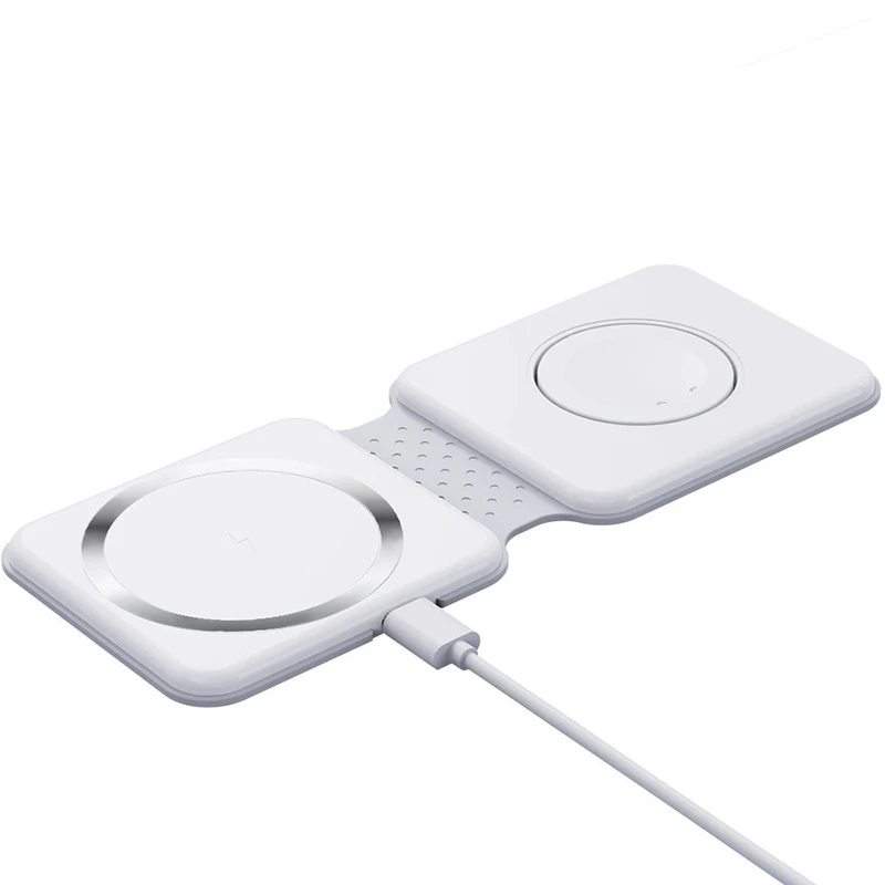 Luxmoc 15W 2-In-1 Wireless Charger Magnetic Foldable Fast Charging For Apple Android Mobile Phone Universal Wireless Charger
Luxmoc 15W 2-In-1 Wireless Charger Magnetic Foldable Fast Charging For Apple Android Mobile Phone Universal Wireless Charger