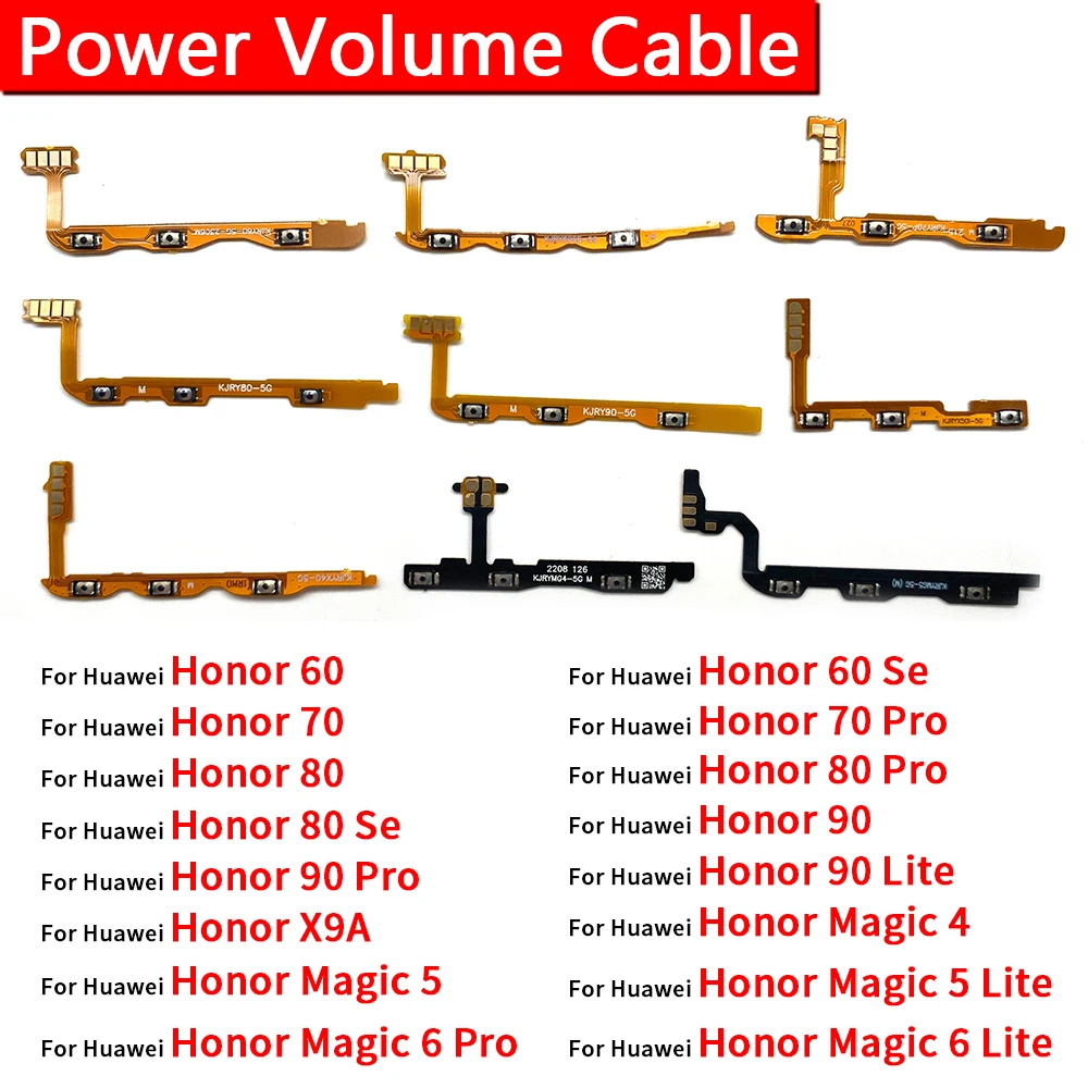 Power Volume Button Switch Control Key On / Off Flex Cable For Huawei Honor 70 80 90 Pro 60 Se Magic 6 Pro 4 5 Lite X9A X9B Flex
Power Volume Button Switch Control Key On / Off Flex Cable For Huawei Honor 70 80 90 Pro 60 Se Magic 6 Pro 4 5 Lite X9A X9B Flex