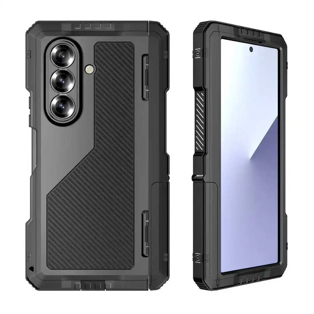 For Samsung Z Fold 7 6 5 4 7 Heavy-duty Sturdy Aluminum Protective Phone Case Shockproof Cover With Pet Screen Film Stand
For Samsung Z Fold 7 6 5 4 7 Heavy-duty Sturdy Aluminum Protective Phone Case Shockproof Cover With Pet Screen Film Stand