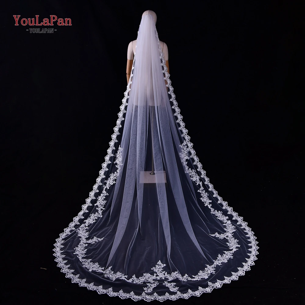 TOPQUEEN фата кружевная Mantilla Encaje EspañOla Cathedral-Length Wedding Veil With Lace Appliqué Trim With Comb V110
TOPQUEEN фата кружевная Mantilla Encaje EspañOla Cathedral-Length Wedding Veil With Lace Appliqué Trim With Comb V110