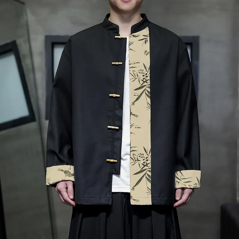 Loose Men's Autumn Jaet New Chinese Sle Button Collar Color Blo Cuff Original Design Long Sve Stand Collar Youth Fas...
Loose Men's Autumn Jaet New Chinese Sle Button Collar Color Blo Cuff Original Design Long Sve Stand Collar Youth Fas...