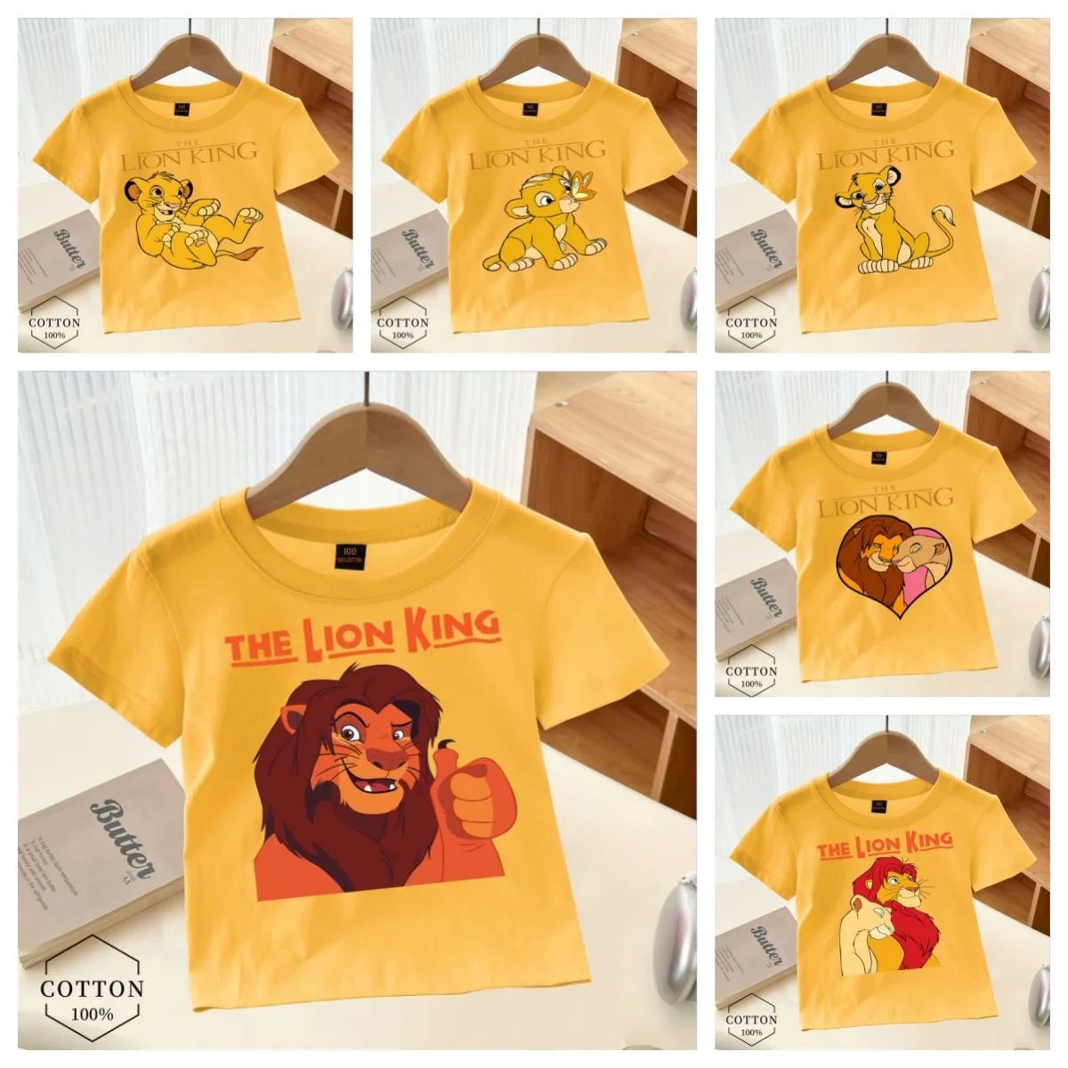 2025 Summer Disney Lion King Print Clothing Casual Sports Anime Baby Cotton T-shirt Boys Girls Round Neck Outdoor Cartoon Top
2025 Summer Disney Lion King Print Clothing Casual Sports Anime Baby Cotton T-shirt Boys Girls Round Neck Outdoor Cartoon Top