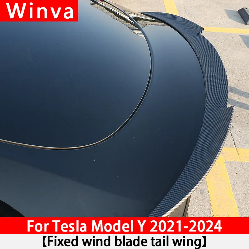 Winva Rear Spoiler Wings for 2021-2024 Tesla Model Y Rear Trunk ABS Spoiler Lip Tail Wing Trunk Lid Accessories Carbon Fiber
Winva Rear Spoiler Wings for 2021-2024 Tesla Model Y Rear Trunk ABS Spoiler Lip Tail Wing Trunk Lid Accessories Carbon Fiber