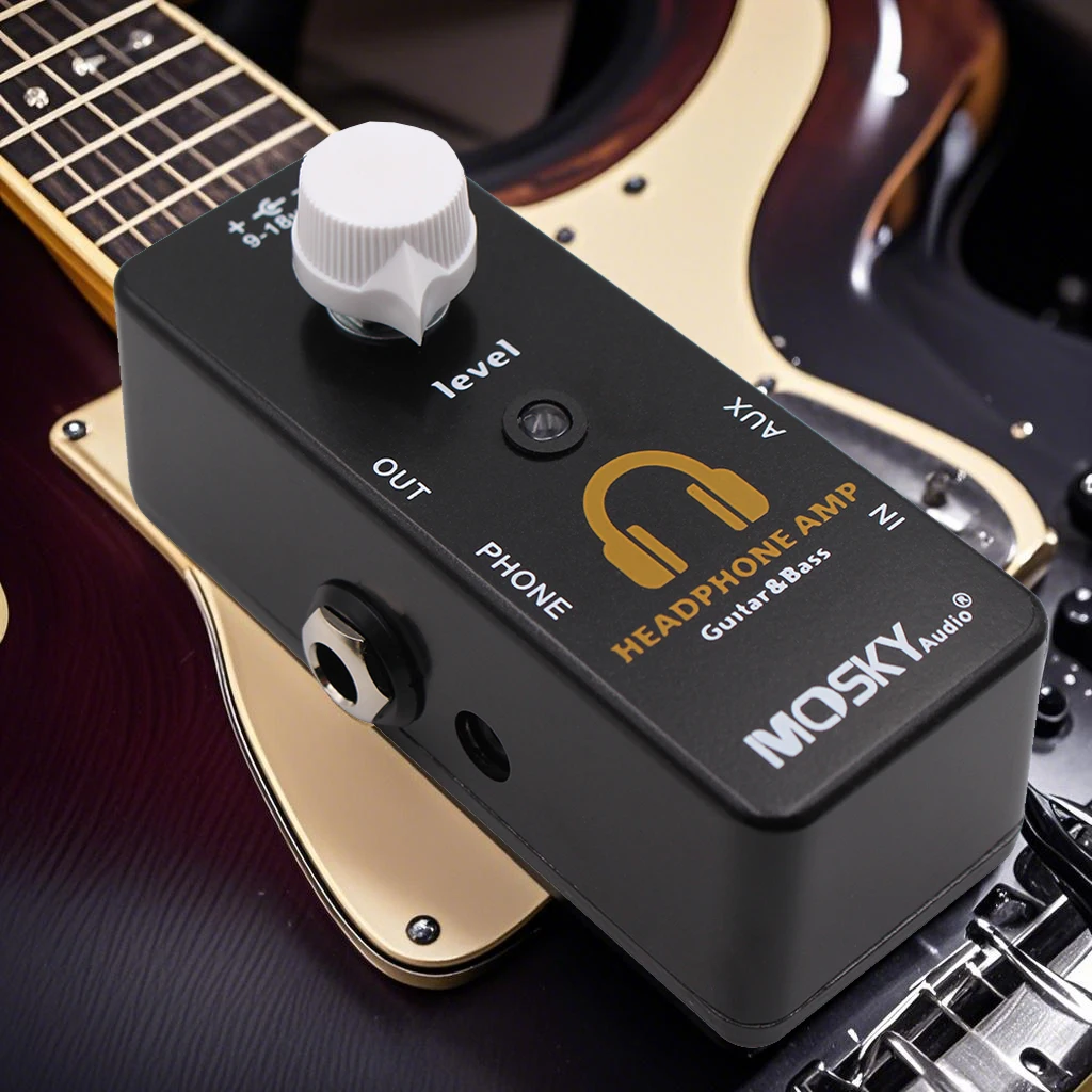 Headphone Amp Guitar Effect Pedal guitar in amp out , AUX in,Phone out , lever control HEADPHONE AMP Micro-Type MOSKYAUDIO
Headphone Amp Guitar Effect Pedal guitar in amp out , AUX in,Phone out , lever control HEADPHONE AMP Micro-Type MOSKYAUDIO