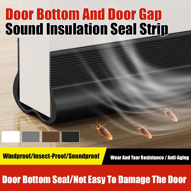 Door Bottom Sealing Bedroom Door Mute Self-adhesive Windproof Sealing Strip Door Gap Sound Insulation Strip Water-blocking
Door Bottom Sealing Bedroom Door Mute Self-adhesive Windproof Sealing Strip Door Gap Sound Insulation Strip Water-blocking