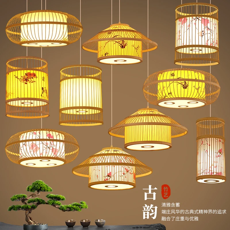 Bamboo Lantern Chandelier Chinese Hotel Private Room Store Homestay Bamboo Art Straw Hat Lighting
Bamboo Lantern Chandelier Chinese Hotel Private Room Store Homestay Bamboo Art Straw Hat Lighting