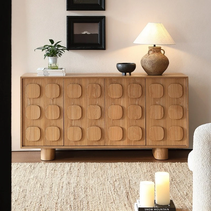 Solid wood dining side cabinet Log retro storage cabinet Body storage cabinet
Solid wood dining side cabinet Log retro storage cabinet Body storage cabinet