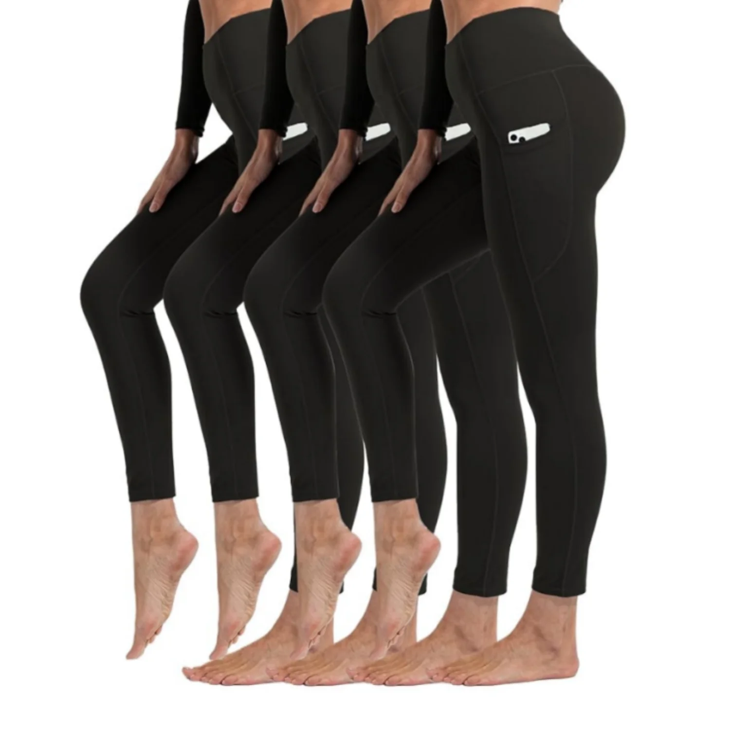 4 Pack Double Pocket Yoga Pants Women's High Waist Elastic Leggings Fitness Jogging Cycling Sportswear Female Skinny Trousers
4 Pack Double Pocket Yoga Pants Women's High Waist Elastic Leggings Fitness Jogging Cycling Sportswear Female Skinny Trousers