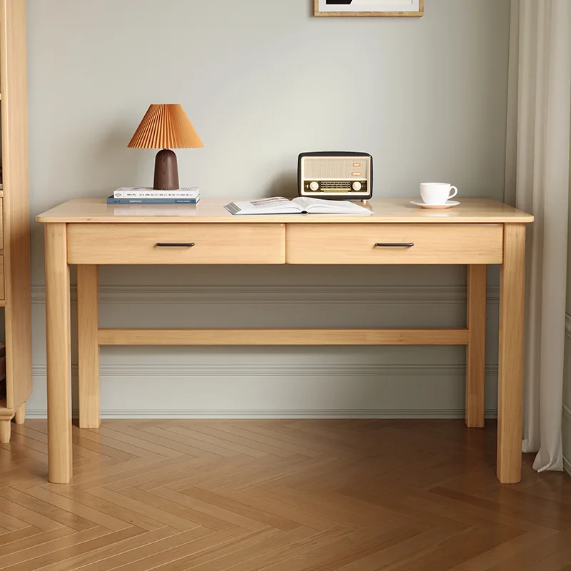Light Luxury Solid Wood Rectangular Desk Nordic Minimalist Office Desk for Home Bedroom Student Study Xiangling
Light Luxury Solid Wood Rectangular Desk Nordic Minimalist Office Desk for Home Bedroom Student Study Xiangling