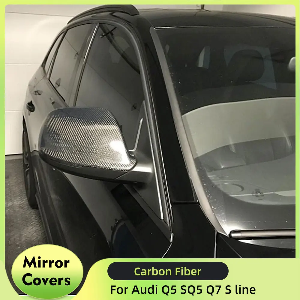 Carbon Fiber Rearview Mirror Covers Caps for Audi Q5 SQ5 Q7 S line SUV 4 Door 09-17 Q7 09-15 Back Replace Side Mirror Cover Caps
Carbon Fiber Rearview Mirror Covers Caps for Audi Q5 SQ5 Q7 S line SUV 4 Door 09-17 Q7 09-15 Back Replace Side Mirror Cover Caps