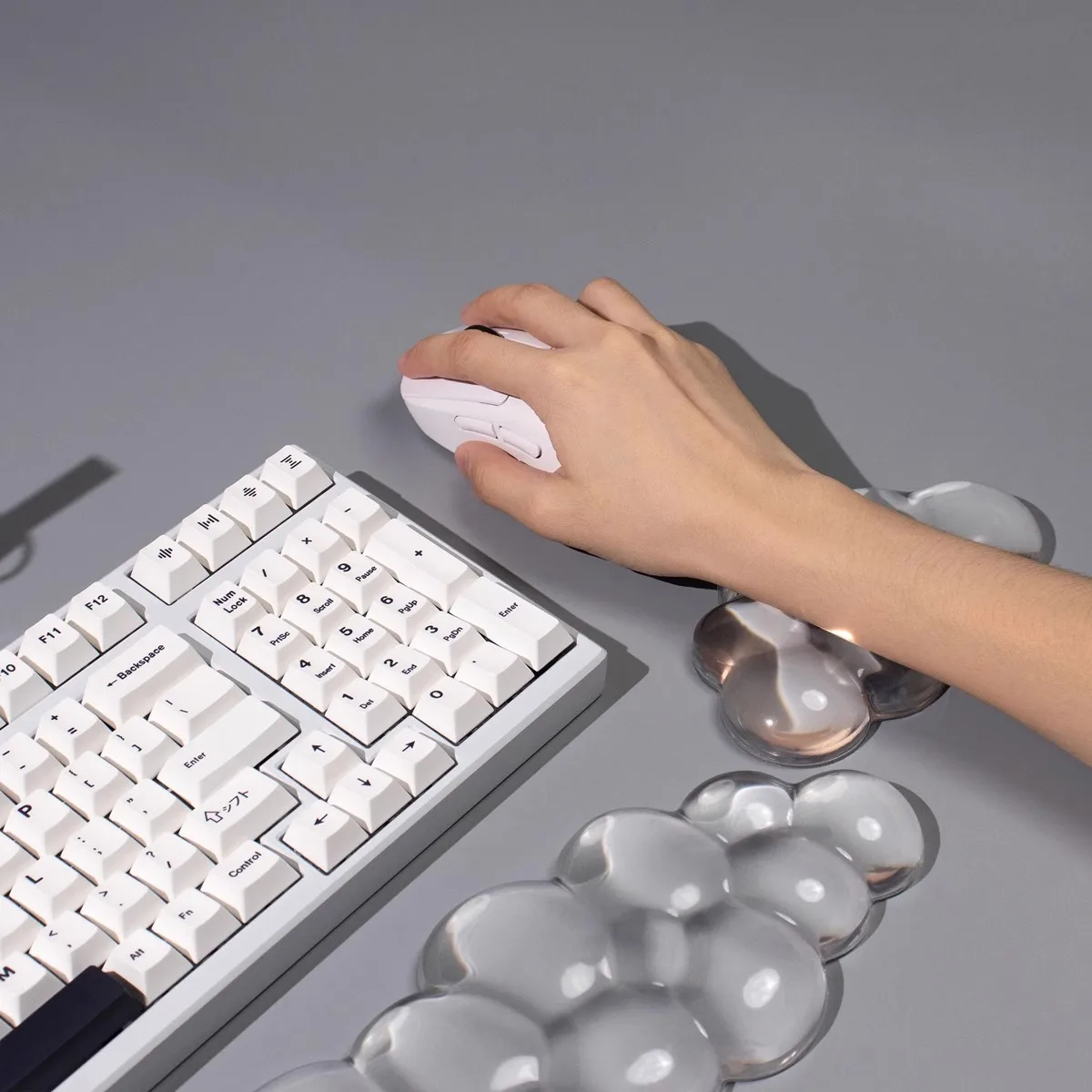 Mouse Pad with Wrist Rest, Keyboard Rest, Anti Slip Silicone Transparent Desktop Office Game Console, Mouse Wrist Rest
Mouse Pad with Wrist Rest, Keyboard Rest, Anti Slip Silicone Transparent Desktop Office Game Console, Mouse Wrist Rest