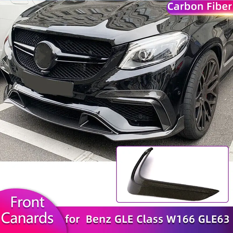Carbon Fiber Car Front Bumper Air Vent Trims for Mercedes Benz GLE Class C292 GLE63 AMG Coupe 2015-2018 Front Canards Fins
Carbon Fiber Car Front Bumper Air Vent Trims for Mercedes Benz GLE Class C292 GLE63 AMG Coupe 2015-2018 Front Canards Fins
