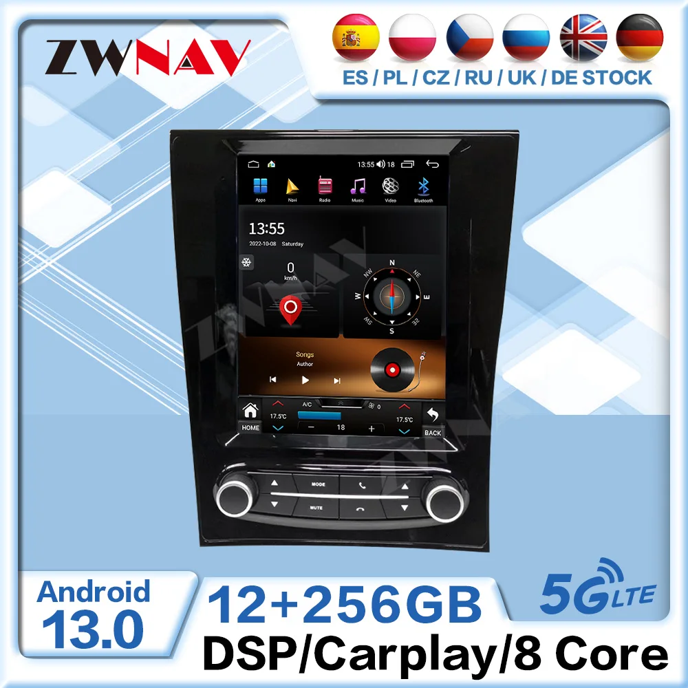 VerticScreen Android 13 Car Multimedia Player For Lexus GS 1999 2000 2001 2002 2003 GPS Navigation Carplay Auto Stereo Head Unit
VerticScreen Android 13 Car Multimedia Player For Lexus GS 1999 2000 2001 2002 2003 GPS Navigation Carplay Auto Stereo Head Unit