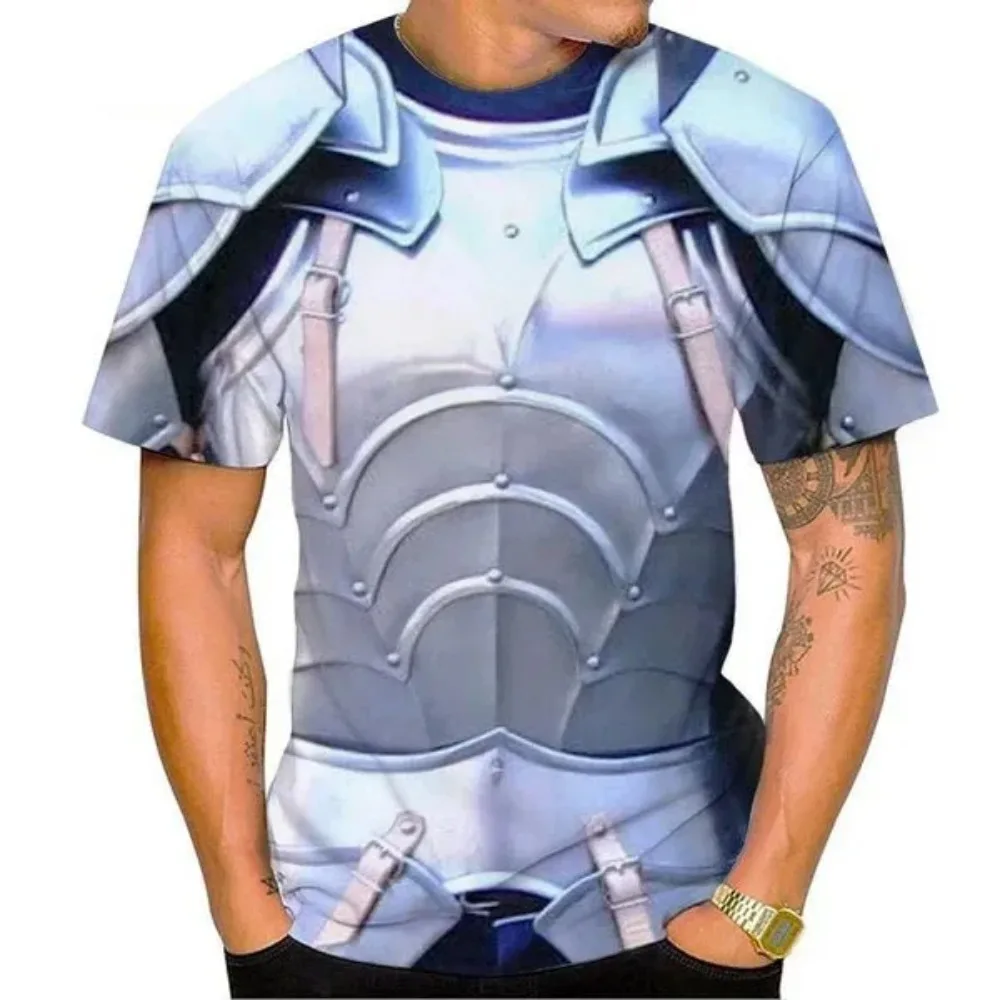Summer Funny Armor 3D Print T-Shirts Streetwear Men Women Fashion Oversized Short Sleeve T Shirt O-Neck Kids Tees Tops Clothing
Summer Funny Armor 3D Print T-Shirts Streetwear Men Women Fashion Oversized Short Sleeve T Shirt O-Neck Kids Tees Tops Clothing