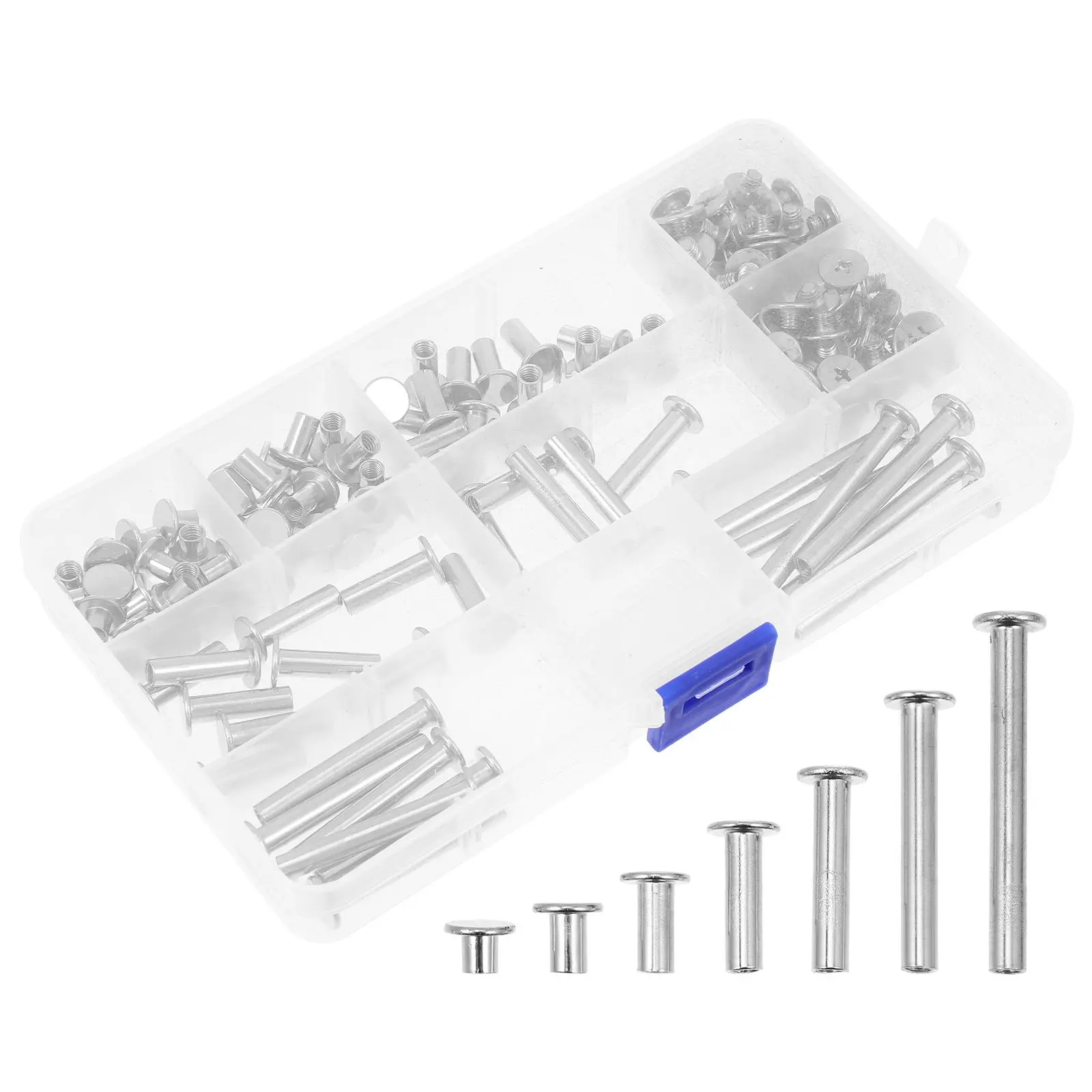 Stainless Steel Rivet SetBinding Screw Post for Scrapbook Photo Album Craft Adhesive Tape
Stainless Steel Rivet SetBinding Screw Post for Scrapbook Photo Album Craft Adhesive Tape