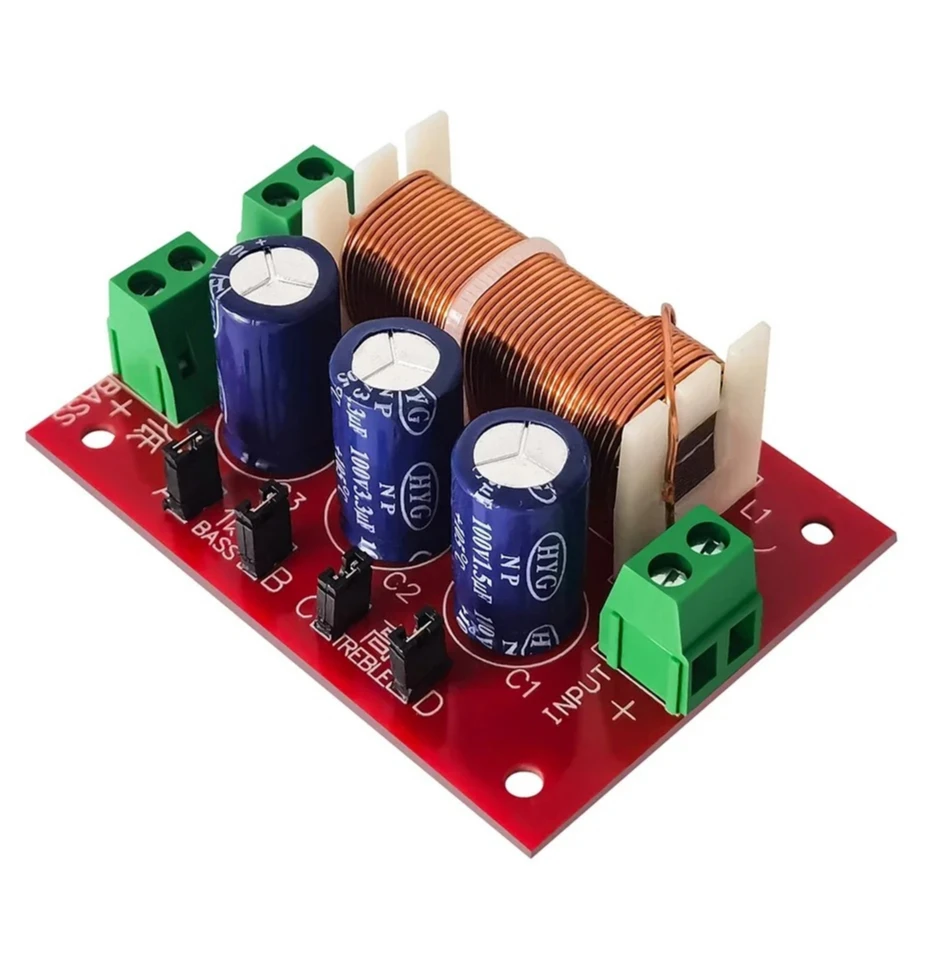 400W Audio Speaker Divider Adjustable Full Range High and Low Tones Non Soldering YLY-2088 Bidirectional Cross Filter Module
400W Audio Speaker Divider Adjustable Full Range High and Low Tones Non Soldering YLY-2088 Bidirectional Cross Filter Module