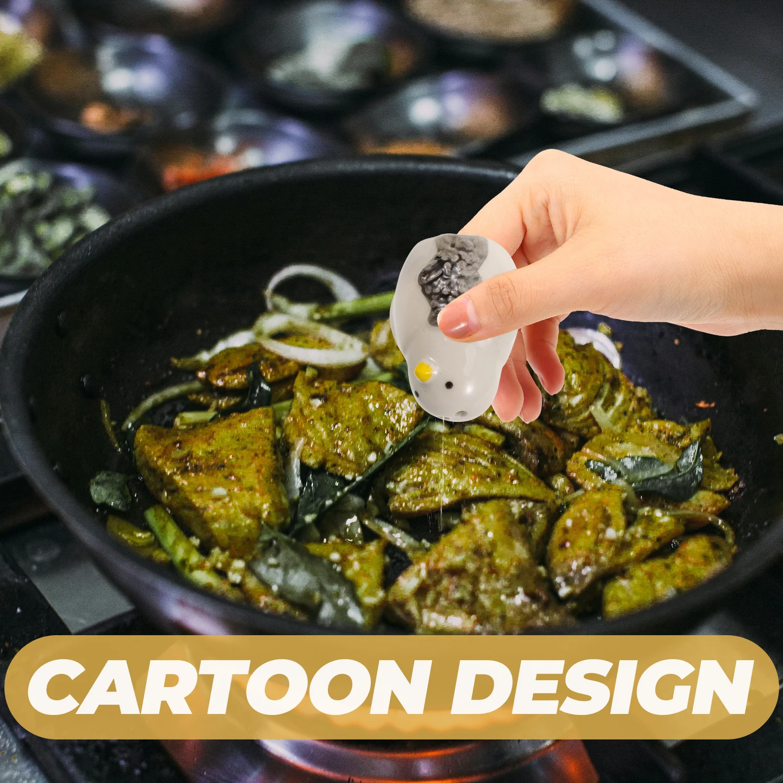 2Pcs Ceramic Penguin Salt Pepper Shaker Seasoning Jars Compact Spice Containers Kitchen Storage for Sugar Pepper Salt
2Pcs Ceramic Penguin Salt Pepper Shaker Seasoning Jars Compact Spice Containers Kitchen Storage for Sugar Pepper Salt