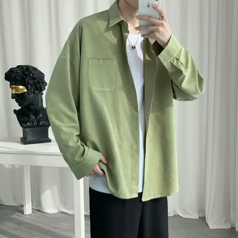 Men Shirts 2021 Spring Autumn Fashion Brand Japan Style Slim Fit Vintage Corduroy Shirt Male Casual Loose Long Sleeve Shirt Tops
Men Shirts 2021 Spring Autumn Fashion Brand Japan Style Slim Fit Vintage Corduroy Shirt Male Casual Loose Long Sleeve Shirt Tops