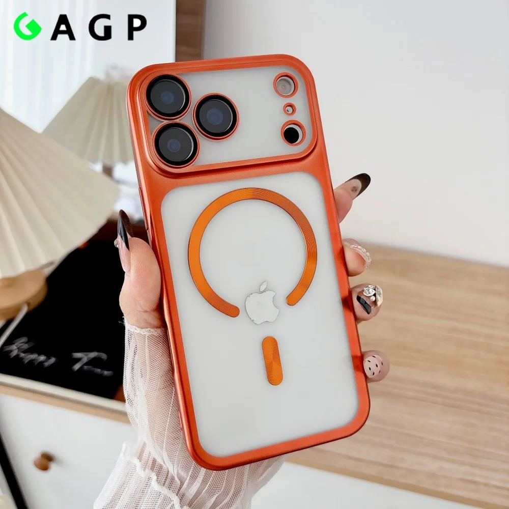 Магнитный чехол Magsafe с кнопкой управления камерой для iPhone 17 Pro Max, мягкий матовый полупрозрачный чехол из ТПУ 17 pro max
Магнитный чехол Magsafe с кнопкой управления камерой для iPhone 17 Pro Max, мягкий матовый полупрозрачный чехол из ТПУ 17 pro max